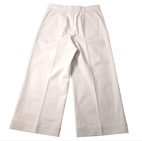 SPANX Women's On-the-Go Leg Wide White Pants With Ultimate Opacity Technology L - Picture 4 of 16